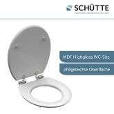 Schütte Schütte WC-Sitz Toilettensitz Asia High Gloss mit Holzkern und Absenkautomatik Bild 5