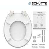 Schütte Schütte WC-Sitz Toilettensitz Asia High Gloss mit Holzkern und Absenkautomatik Bild 8