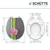 Schütte Schütte WC-Sitz Toilettensitz Asia High Gloss mit Holzkern und Absenkautomatik Bild 9