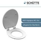 Schütte Schütte WC Sitz Poolside High Gloss mit Holzkern und Absenkautomatik Bild 5