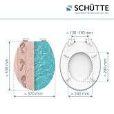 Schütte Schütte WC Sitz Poolside High Gloss mit Holzkern und Absenkautomatik Bild 9