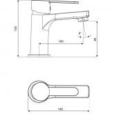 Cornat CORNAT Waschtisch-Einhebelmischer BARRIO Bild 2