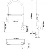 Cornat CORNAT Spültisch-Einhebelmischer PANO S53 Bild 2