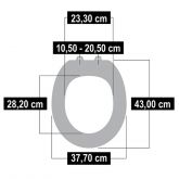 Cornat CORNAT WC-Sitz LIGNA Kiefer mit Absenkautomatik Bild 6