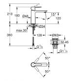 Grohe-IS GROHE Lineare Einhand-Waschtischbatterie Bild 2