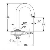 Grohe-IS GROHE Universal Waschtisch-Standventil Bild 2