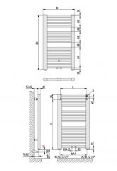 Kermi Heizkörper Kermi Basic-50 Badheizkörper BH804x35x899mm Express Bild 7