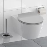 Schütte Schütte Duroplast WC-Sitz SLIM GREY, mit Absenkautomatik und Schnellverschlus Bild 6