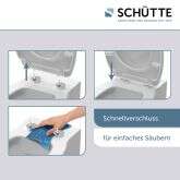 Schütte Schütte Duroplast WC-Sitz SLIM GREY, mit Absenkautomatik und Schnellverschlus Bild 7