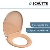 Schütte Schütte Duroplast WC-Sitz BEIGE, mit Absenkautomatik und Schnellverschluss Bild 4