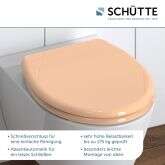 Schütte Schütte Duroplast WC-Sitz BEIGE, mit Absenkautomatik und Schnellverschluss Bild 10