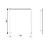 DM-DOH Duschmeister Leuchtspiegel Royalux TM 40 x 45 cm Bild 6