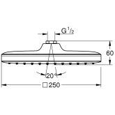 Grohe-IS Grohe Vitalio Comfort 250 Kopfbrause Bild 2