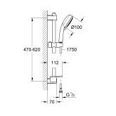 Grohe-IS Grohe Vitalio Comfort 100 Brausestangenset 4 Strahlarten Bild 2