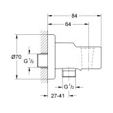 Grohe-IS Grohe Relexa Wandanschlussbogen 1/2