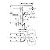 Grohe-IS Grohe Euphoria SmartControl System 260 Mono Duschsystem mit Thermostat-Wannenbatterie Bild 2