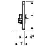 Geberit-IS Geberit Duofix Element für Dusche 50 cm mit Wandablauf d50 Bild 3