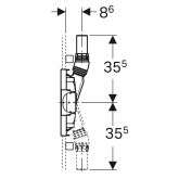 Geberit-IS Geberit Duofix Element für Dusche 50 cm mit Wandablauf d50 Bild 4