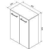 Fackelmann Fackelmann Verona Midischrank 60 cm Bild 10