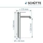 Schütte Schütte LOS ANGELES Waschtischarmatur, Chrom, für Aufsatzwaschbecken Bild 5