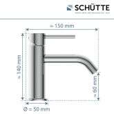 Schütte Schütte ARAGON Standventil, Chrom Bild 4