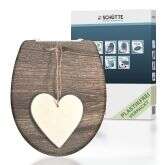 Schütte Schütte Duroplast WC-Sitz WOOD HEART, mit Absenkautomatik und Schnellverschluss Bild 2