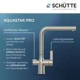 Schütte Schütte AQUASTAR PRO Trinkwasser-Spültischarmatur mit Filtersystem, Edelstahloptik Bild 3