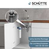 Schütte Schütte AQUASTAR PRO Trinkwasser-Spültischarmatur mit Filtersystem, Edelstahloptik Bild 9