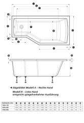 Ottofond Ottofond Whirlpool Raumsparbadewanne Cello A Bild 2