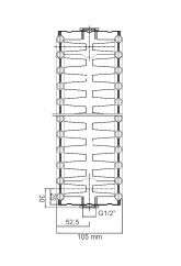 Duschmeister Heizkörper Modernisierung DK-22 zweilagig, 4 Anschlüsse Bild 2