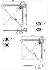 Ottofond Ottofond Duschwanne Maui-Q Quadrat Bild 2