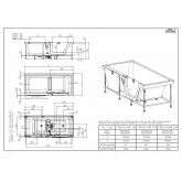 Duscholux Duscholux Step-In Pure Badewanne mit Türeinsatz links 160x75 cm Bild 4