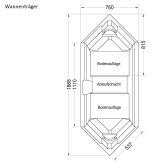 Ottofond Ottofond Sechseckbadewanne Ravenna 190 x 80 manhattangrau Bild 3