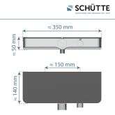 Schütte Schütte Thermostat-Duscharmatur Ocean mit Glasablage in anthrazit Bild 7