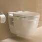 Duravit Duravit Wand-WC-Set Starck 3, Tiefspüler weiß inkl. WC-Sitz mit Absenkautomatik Bild 2