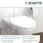 Schütte Schütte WC-Sitz Uni Toilettensitz Duroplast mit Absenkautomatik in weiß Bild 7