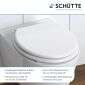 Schütte Schütte WC-Sitz Toilettensitz Spirit White mit Absenkautomatik Bild 5