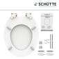 Schütte Schütte WC-Sitz Toilettensitz Spirit White mit Absenkautomatik Bild 6