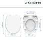 Schütte Schütte WC-Sitz Toilettensitz aus Duroplast mit Absenkautomatik in weiß Bild 7