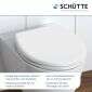 Schütte Schütte WC-Sitz Toilettensitz White mit Absenkautomatik und Schnellverschluss Bild 8