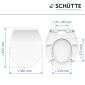 Schütte Schütte WC-Sitz Slim White Weiss mit Absenkautomatik und Schnellverschluss Bild 11