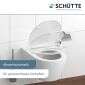 Schütte Schütte WC-Sitz Slim White Weiss mit Absenkautomatik und Schnellverschluss Bild 8