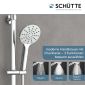Schütte Schütte Thermostat-Duscharmatur mit Brausestangenset MADURA FRESH in chrom Bild 5