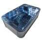 DM-San Duschmeister Outdoor Pool Sano 90 Whirlpool blau 205x130x70 cm inkl Außenverkleidung Bild 2