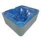 DM-San Duschmeister Outdoor Pool Sano 92 Whirlpool blau 208x175x90 cm inkl Aussenverkleidung Bild 1