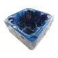 DM-San Duschmeister Outdoor Pool Sano 94 Maxi Whirlpool blau 210x210x92 cm inkl Aussenverkleidung Bild 1