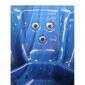 DM-San Duschmeister Outdoor Pool Sano 94 Maxi Whirlpool blau 210x210x92 cm inkl Aussenverkleidung Bild 8