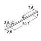 Dansani Dansani LED-Aufsatzleuchte Libra chrome 60 cm Bild 2