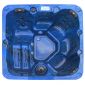DM-San Duschmeister Outdoorpool Sano 173 Whirlpool blau 190x190x86 cm Bild 2