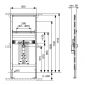 Tece-IS Tece Vorwandelement Waschtisch-Modul 112 cm Bild 2